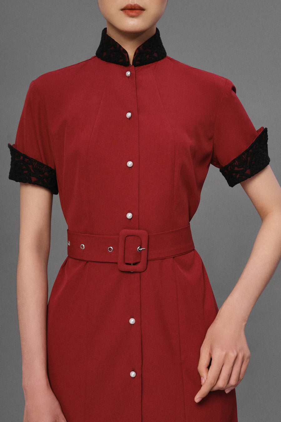 Penelope - Non Iron - Button down short sleeve shirt dress